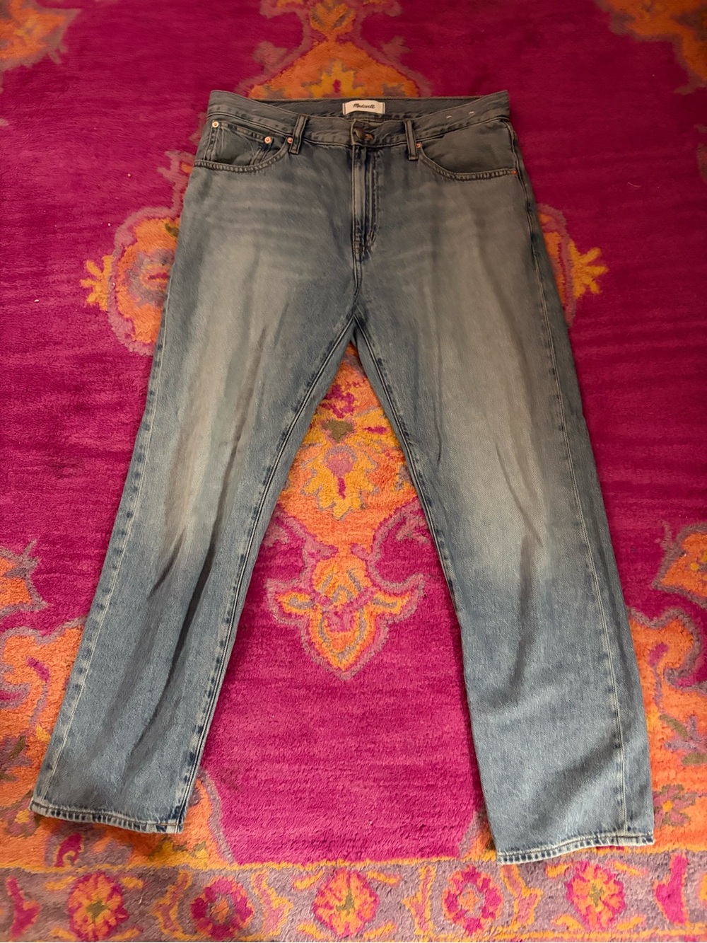 Madewell Men's Light Wash Relaxed Jeans